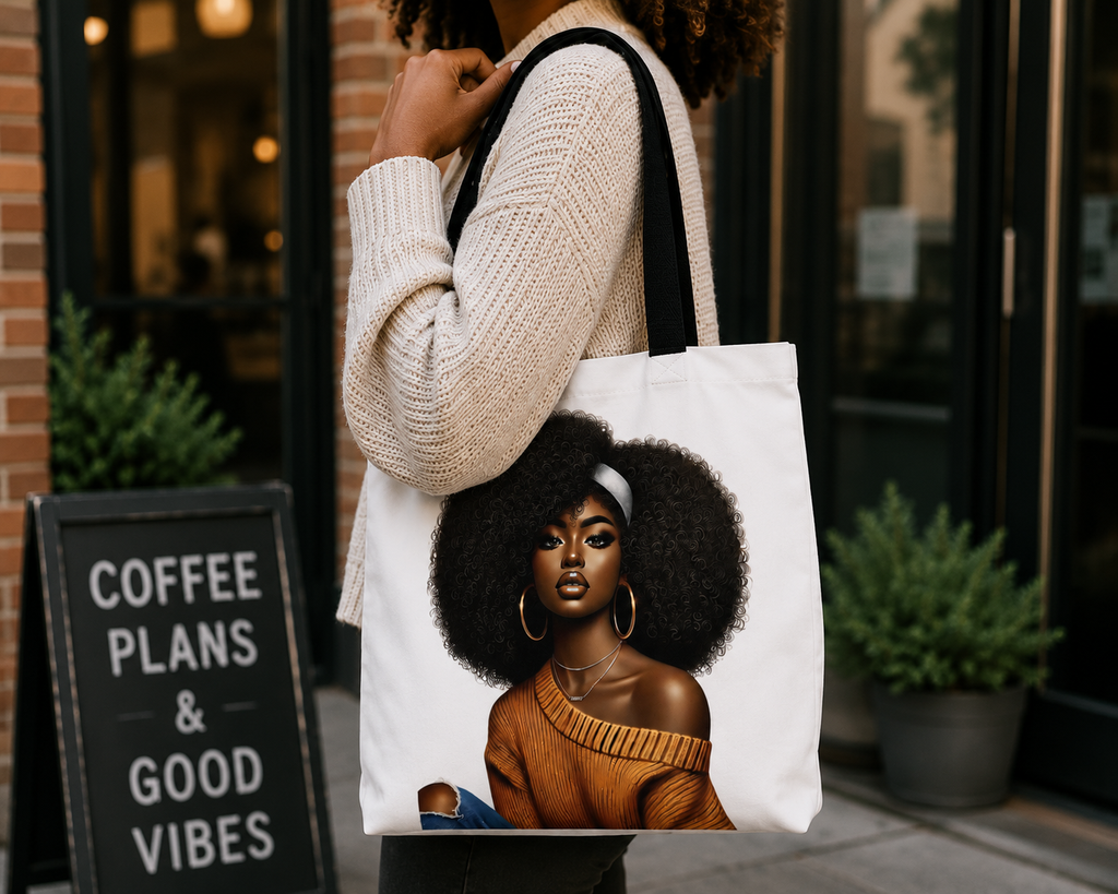 Afro Luxe Serenity Tote