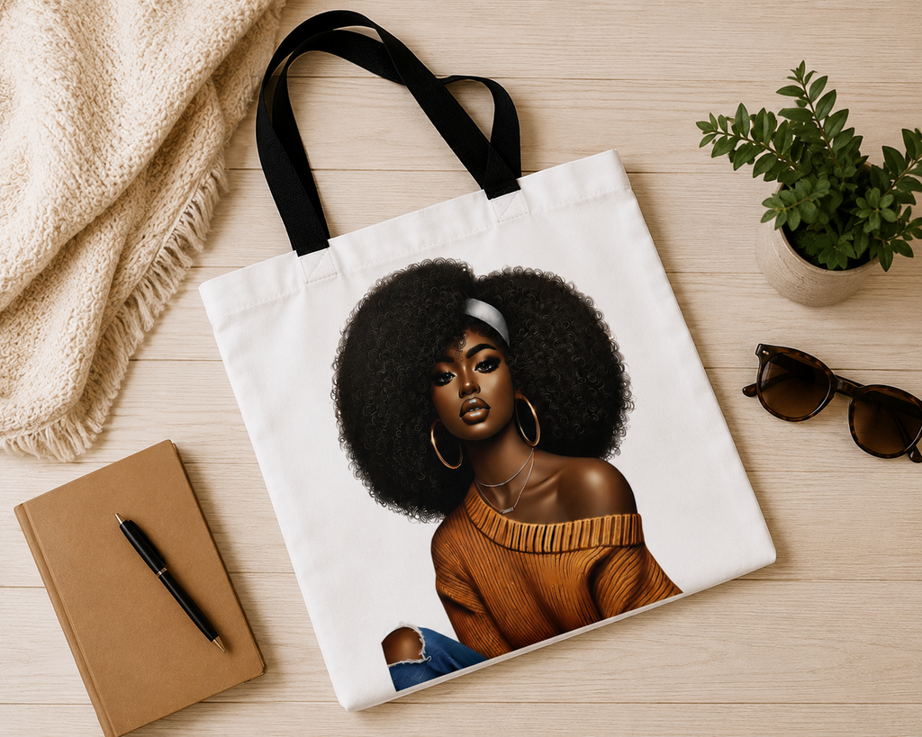 Afro Luxe Serenity Tote