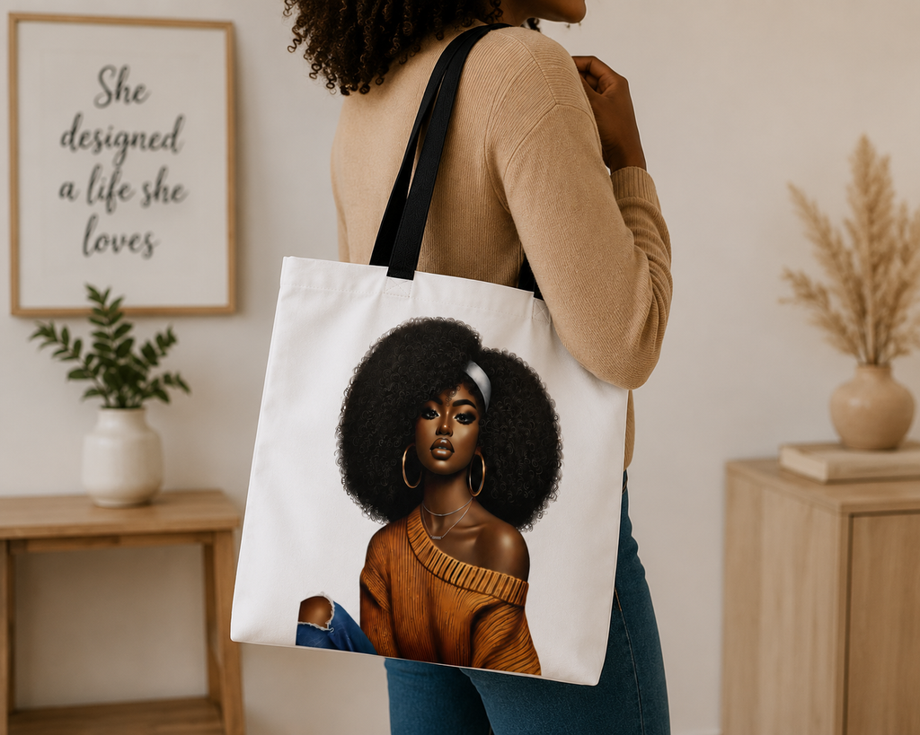 Afro Luxe Serenity Tote