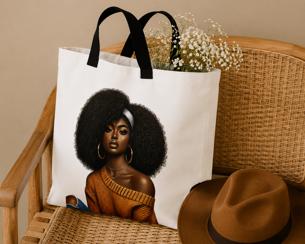Afro Luxe Serenity Tote