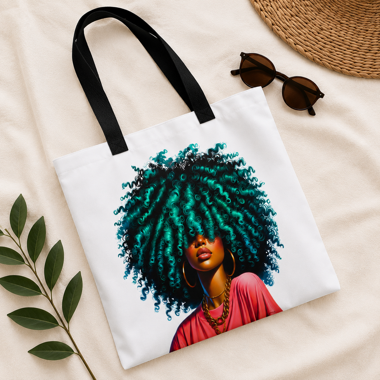 Emerald Energy Curls Tote