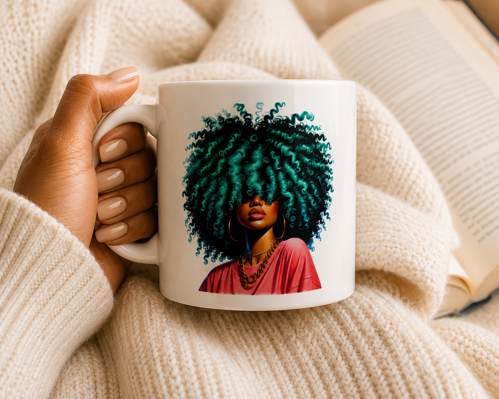 Emerald Energy Curls Mug