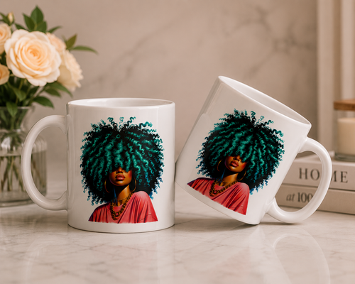 Emerald Energy Curls Mug