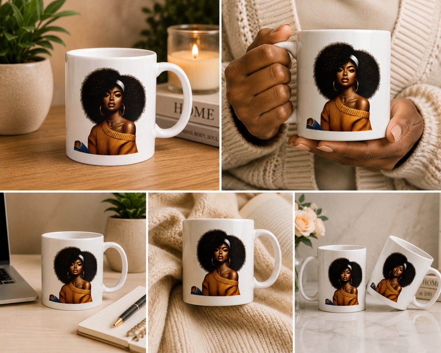 Afro Luxe Serenity Mug